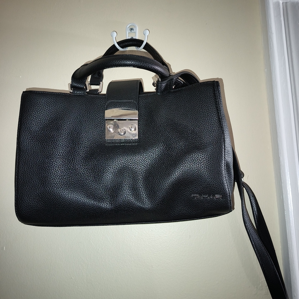 Black Leather Men's Bag